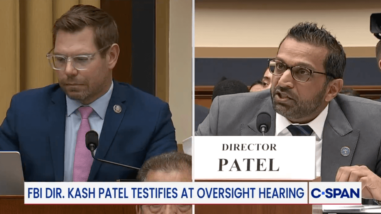 Kash Patel goes BANANAS on Eric Swalwell's "bullsh*t" career in Congress