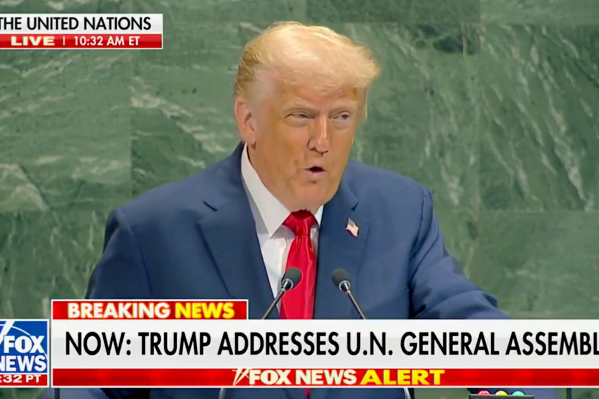 Someone throw the towel, because Donald Trump just DESTROYED the United Nations