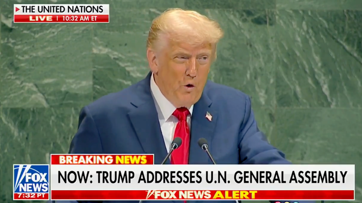 Someone throw the towel, because Donald Trump just DESTROYED the United Nations