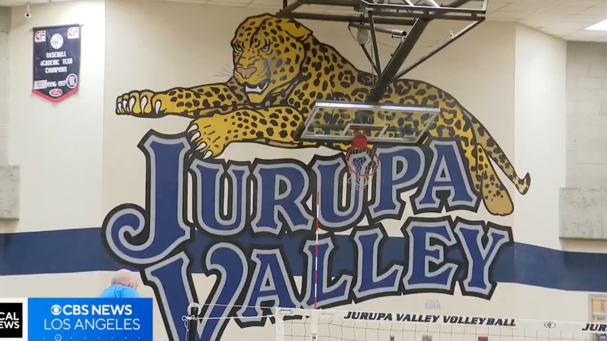 High school can't find any other school willing to play their volleyball team (hint: one of the players is a dude)