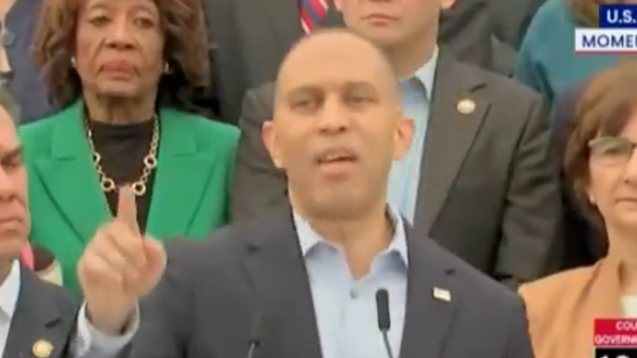 Hakeem Jeffries Has Hissy Fit Over Trump's Sombrero Video, Challenges POTUS: ‘Say It to My Face!’