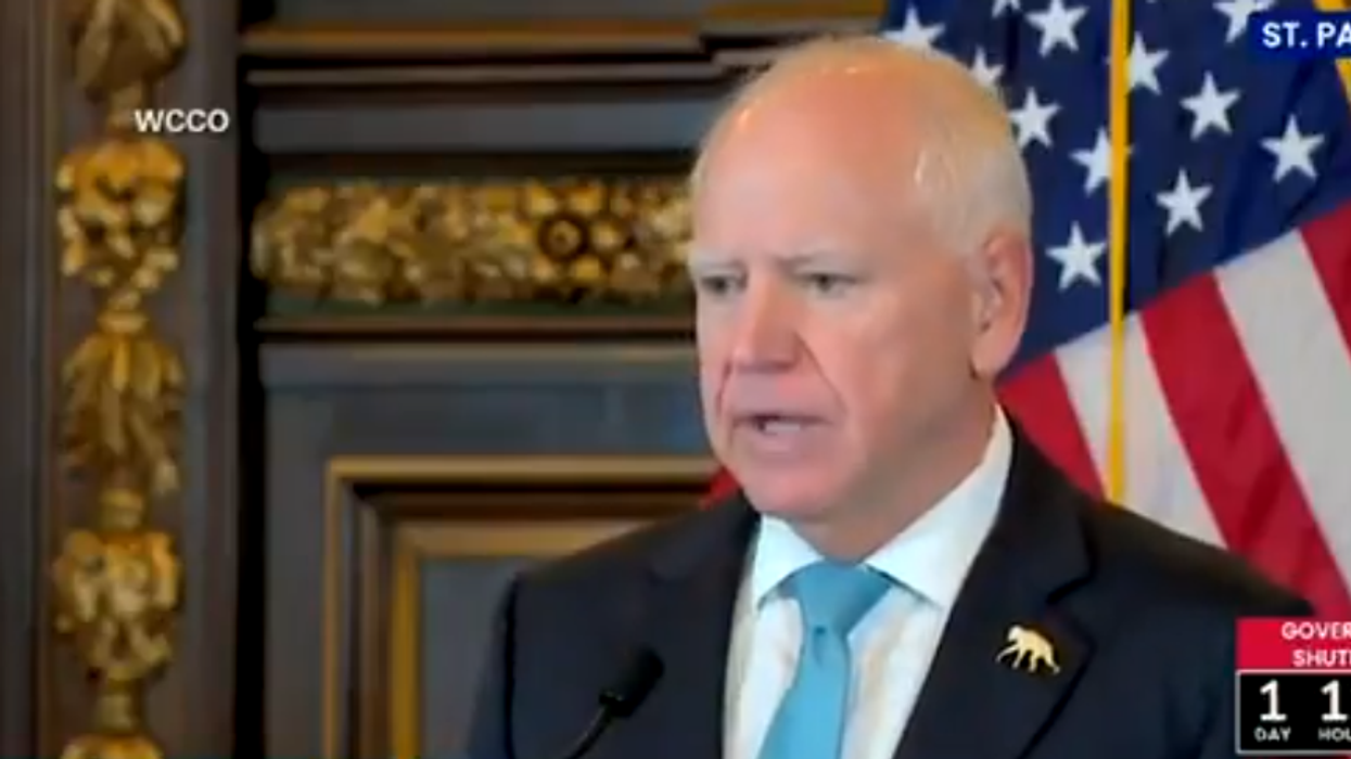 Tampon Tim Walz claims without evidence our European "allies" are scared of Trump's hilarious memes