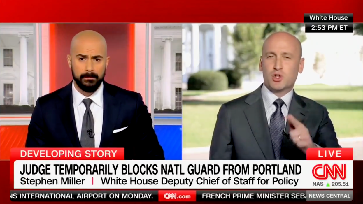 Stephen Miller cements his legend status when he absolutely DOGWALKS CNN over their race-baiting attacks on ICE