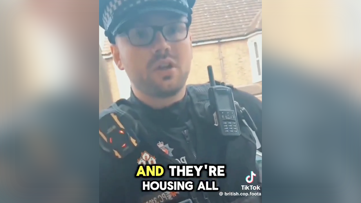 Man warns daughter about avoiding migrant hotels, gets gross visit from police confronting his apparent thought crime