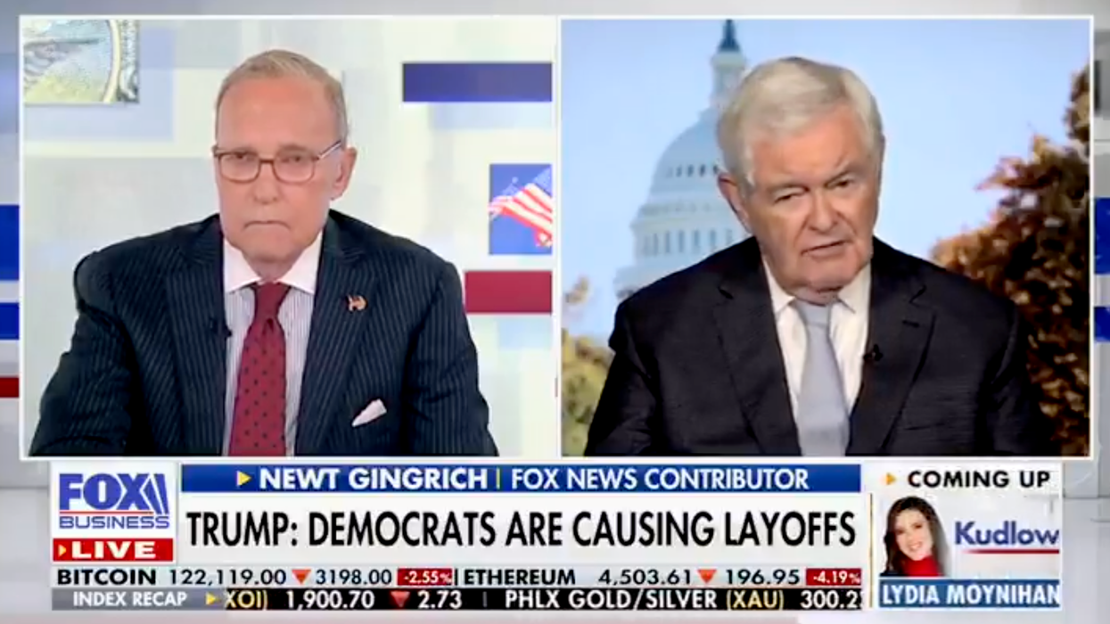 Newt Gingrich, Larry Kudlow Accuse Democrats of “Insurrection” for Blocking Trump’s Immigration Crackdown