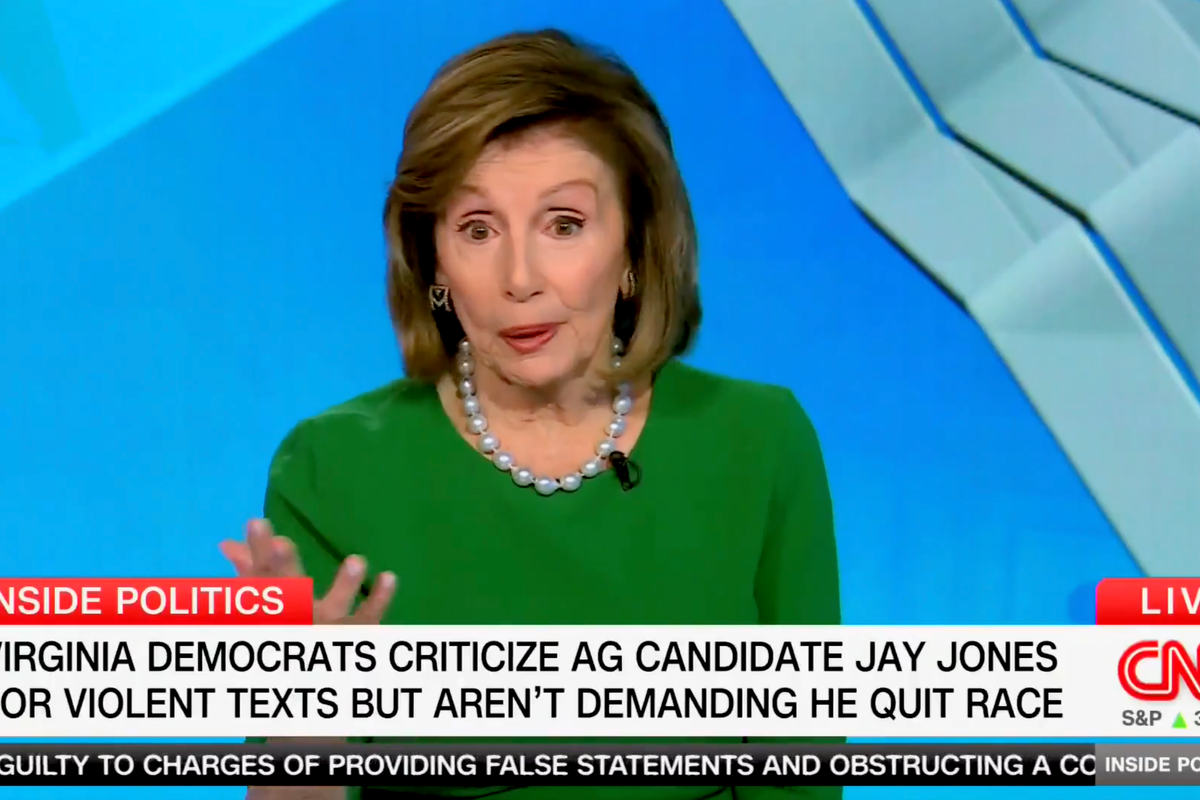 Nancy Pelosi gets involved in Virginia AG race, says "on balance" wishing death on children better than electing GOP