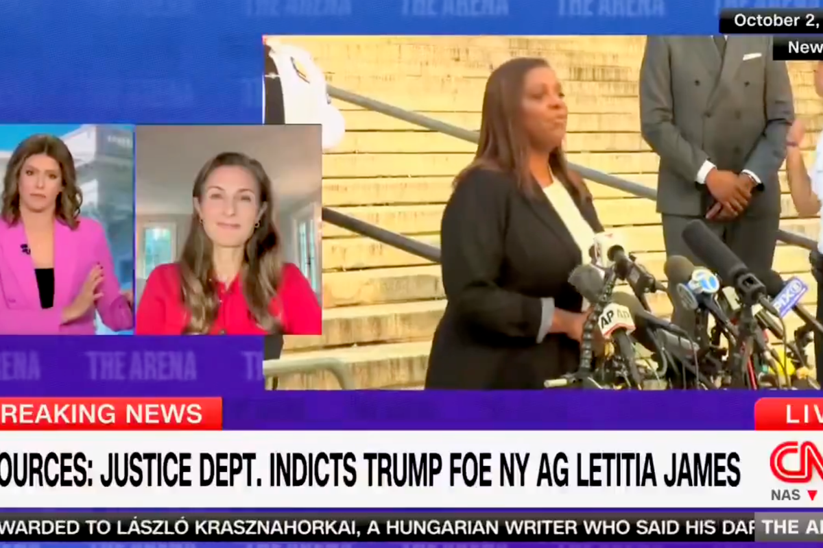 CNN runs to Leticia James's defense, claiming EVERYONE does what she was just indicted for