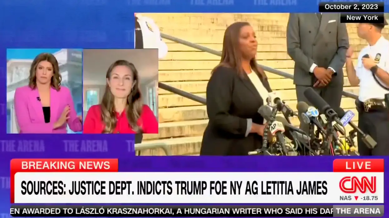 CNN runs to Leticia James's defense, claiming EVERYONE does what she was just indicted for