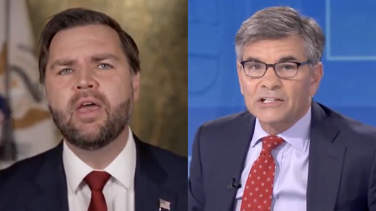 JD Vance embarrasses George Stephanopoulos so severely that the fake news merchant pulls a punk move