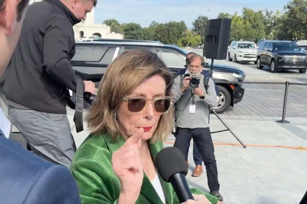 Nancy Pelosi FREAKS OUT on a reporter, sticks her finger in their face when asked about her involvement in January 6th