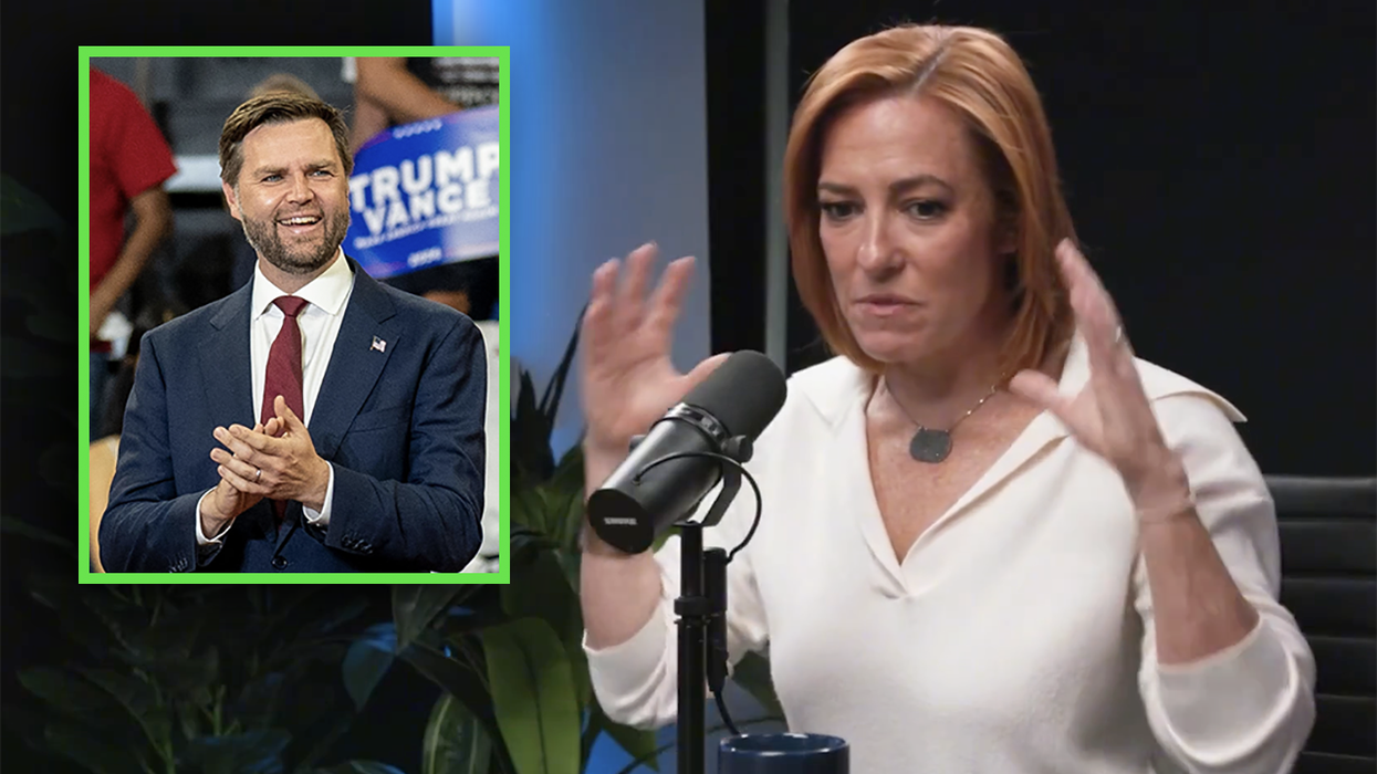 NBC News employee Jen Psaki starts the panic over JD Vance being president while lashing out at his wife