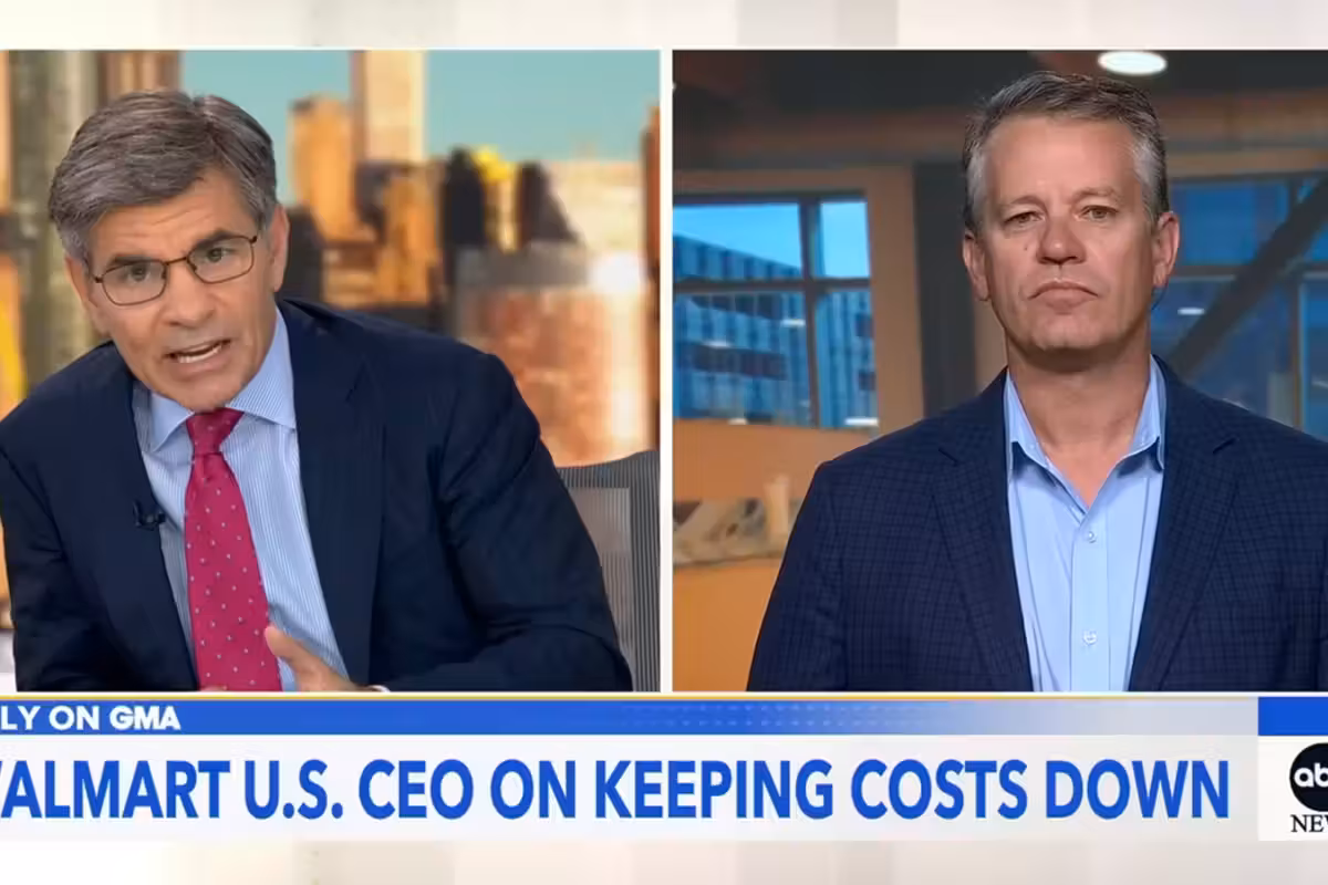 George Stephanopoulos DESPERATELY tries to get Walmart CEO to attack Trump, gets fact-checked instead