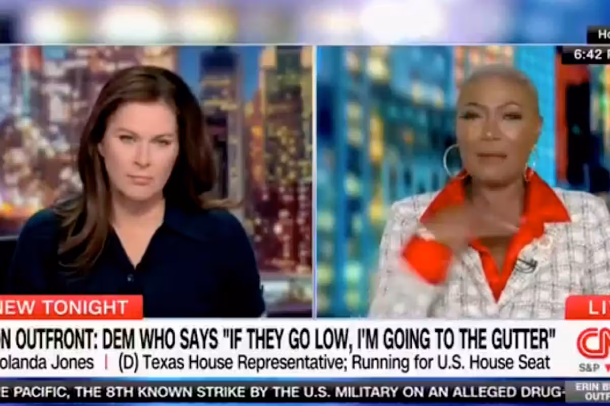 Texas Democrat makes neck-slashing motion about how she's gonna stop the GOP as she brags about being "from the hood"