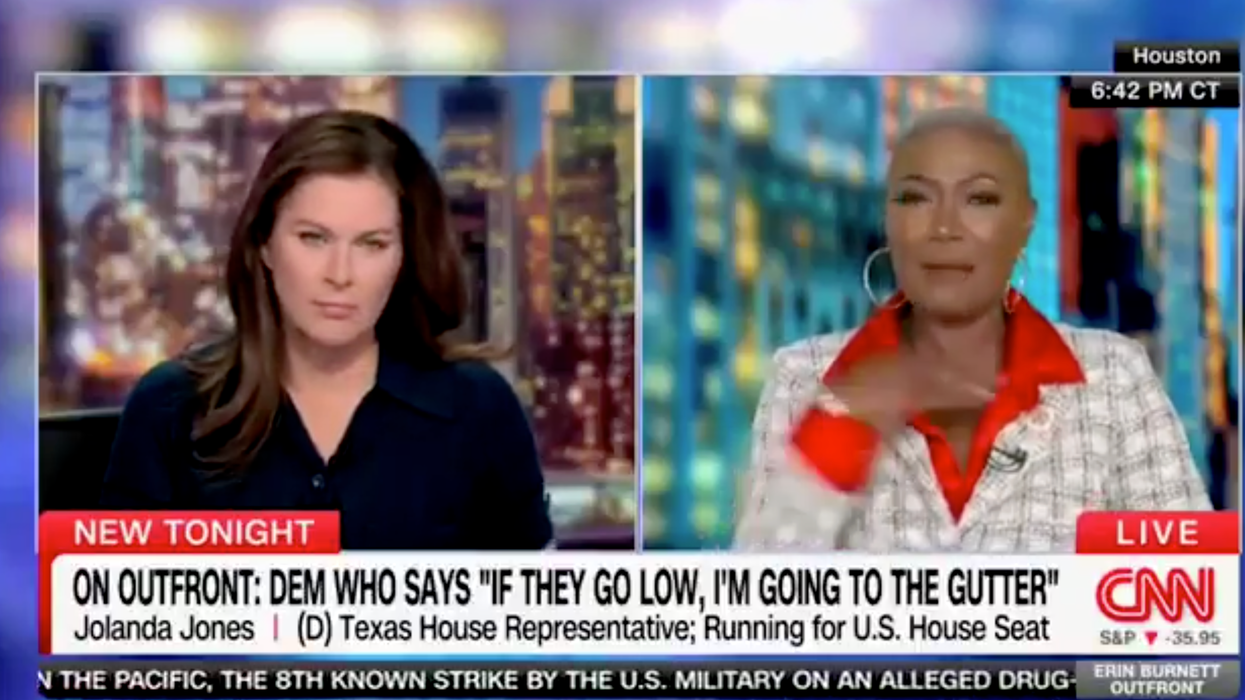 Texas Democrat makes neck-slashing motion about how she's gonna stop the GOP as she brags about being "from the hood"