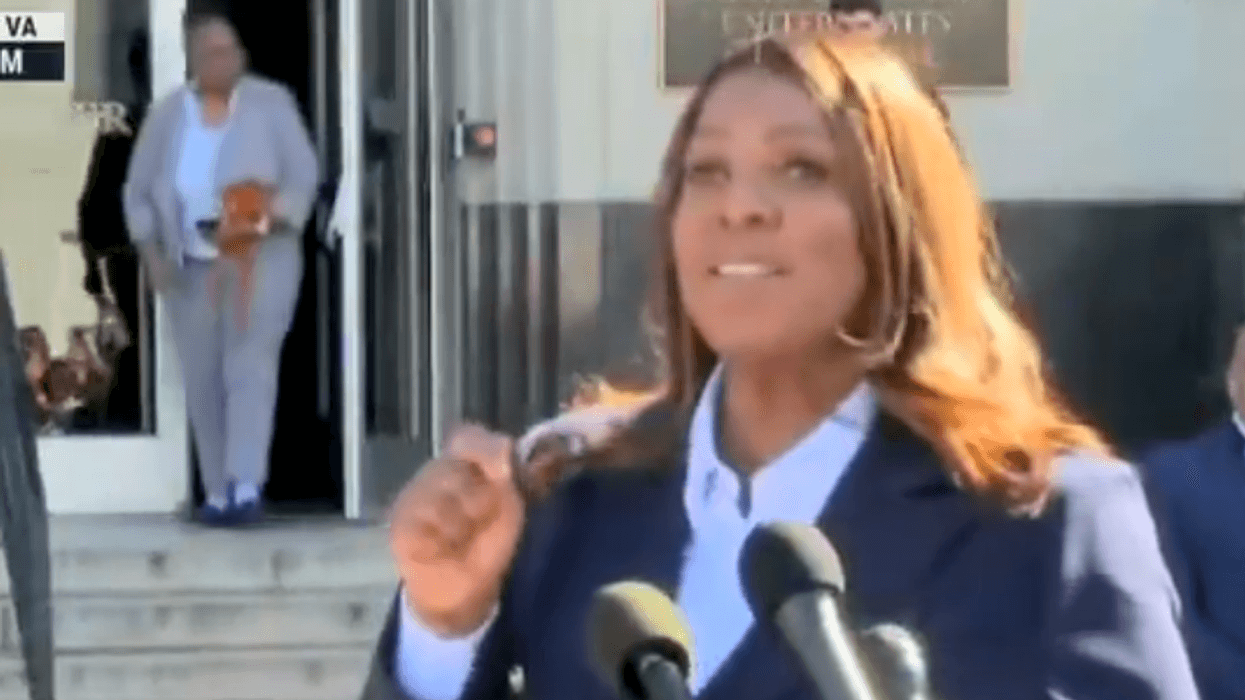Letitia James cries that the justice system she weaponized against Donald Trump is being weaponized against her now