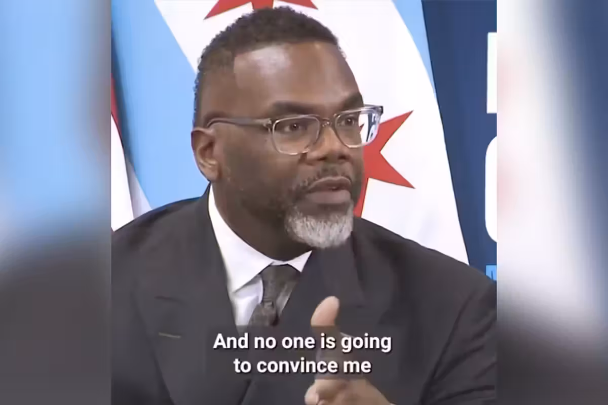 Chicago's Wokr Mayor Bizarrely Accuses Trump Admin Of "Throwing Black Babies In the Back Of Vans"