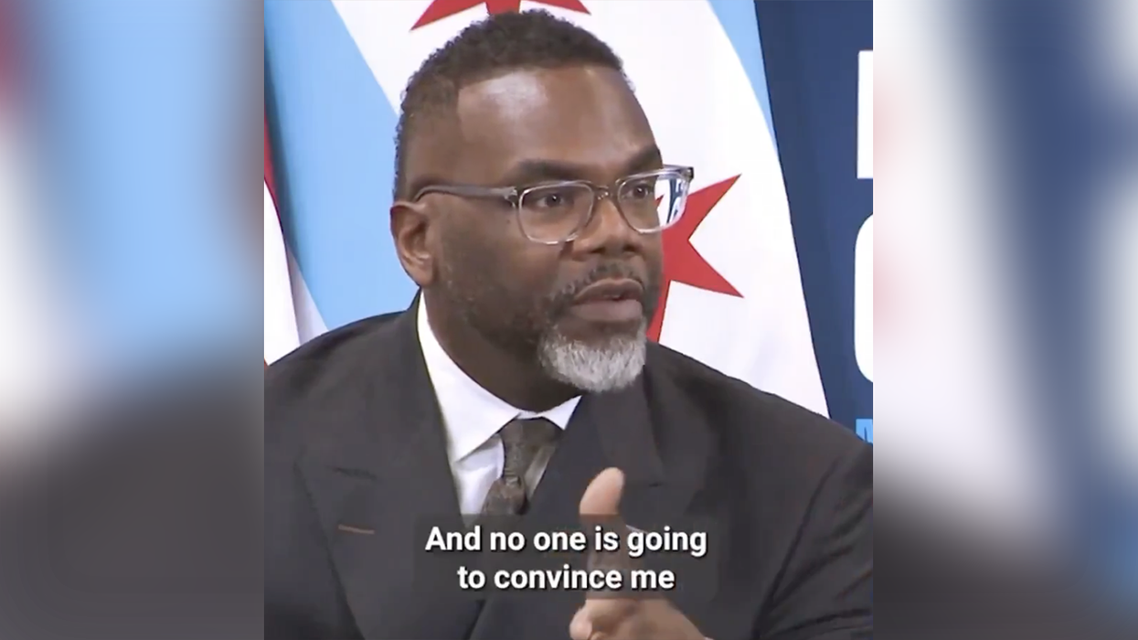 Chicago's Woke Mayor Bizarrely Accuses Trump Admin Of "Throwing Black Babies In the Back Of Vans"