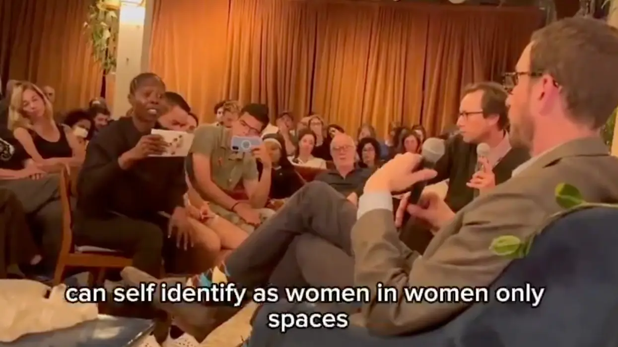 Lady thrown out of gym for opposing men in the locker room confronts LGBTQ politician looking to replace Pelosi in Congress