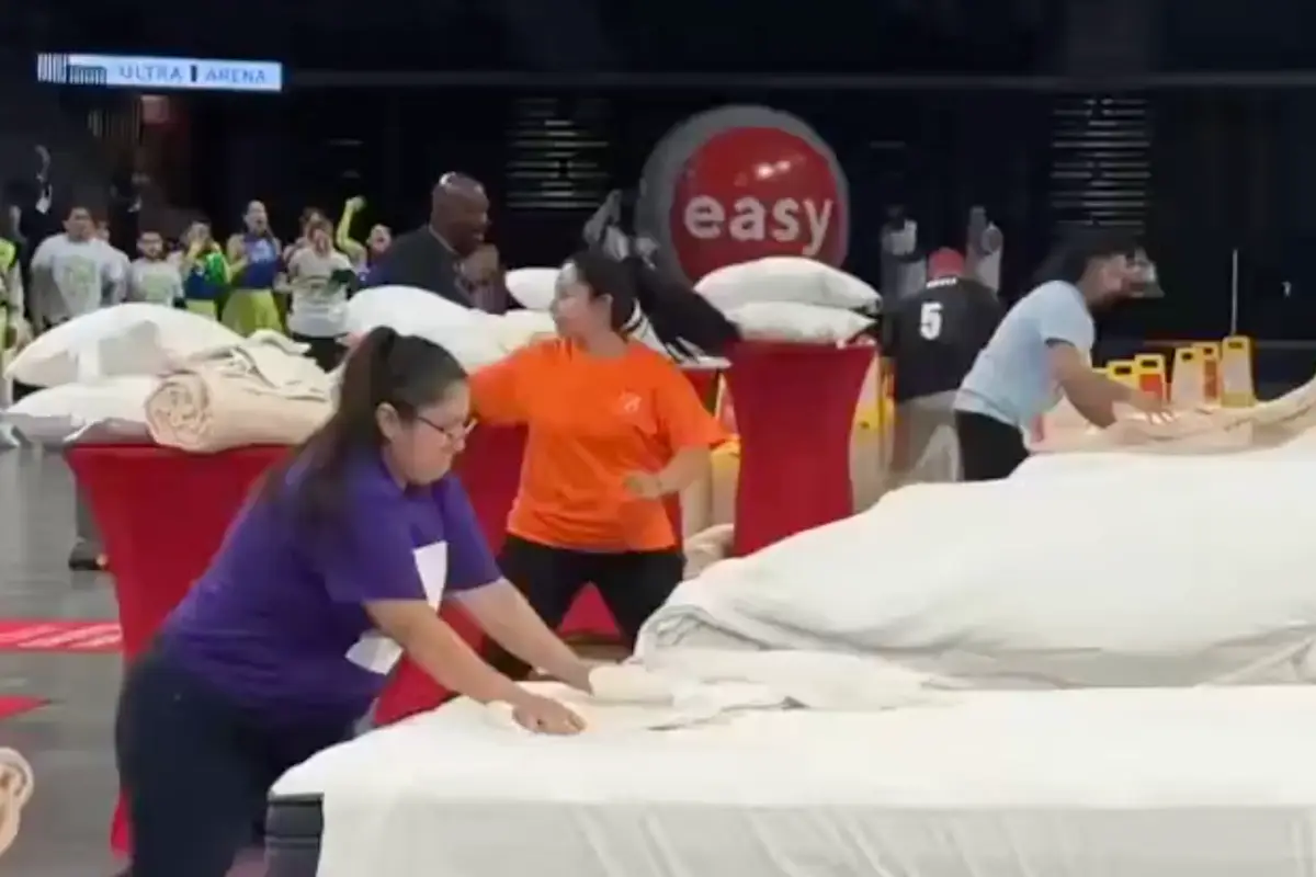Housekeepers from across America are competing in the - we swear this is real - “Housekeeping Olympics”