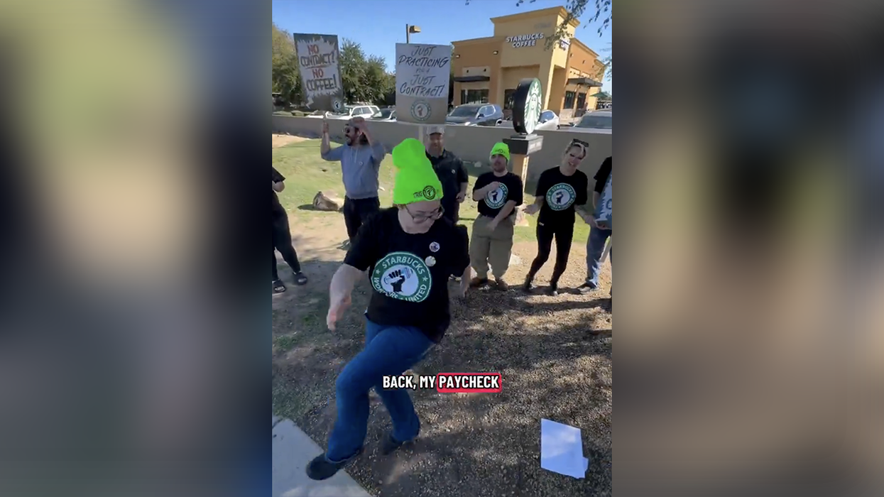 “My Neck, My Back, My Paycheck Is Wack”: Starbucks employees twerk for more money, act as if you're supposed to care