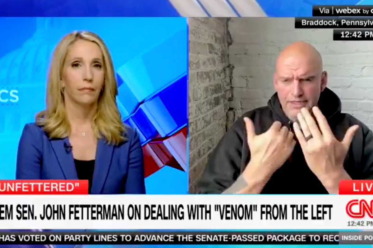 John Fetterman SHOCKS CNN's Dana Bash with specific example how Dems are the ones fueled by vile hatred, and not the GOP