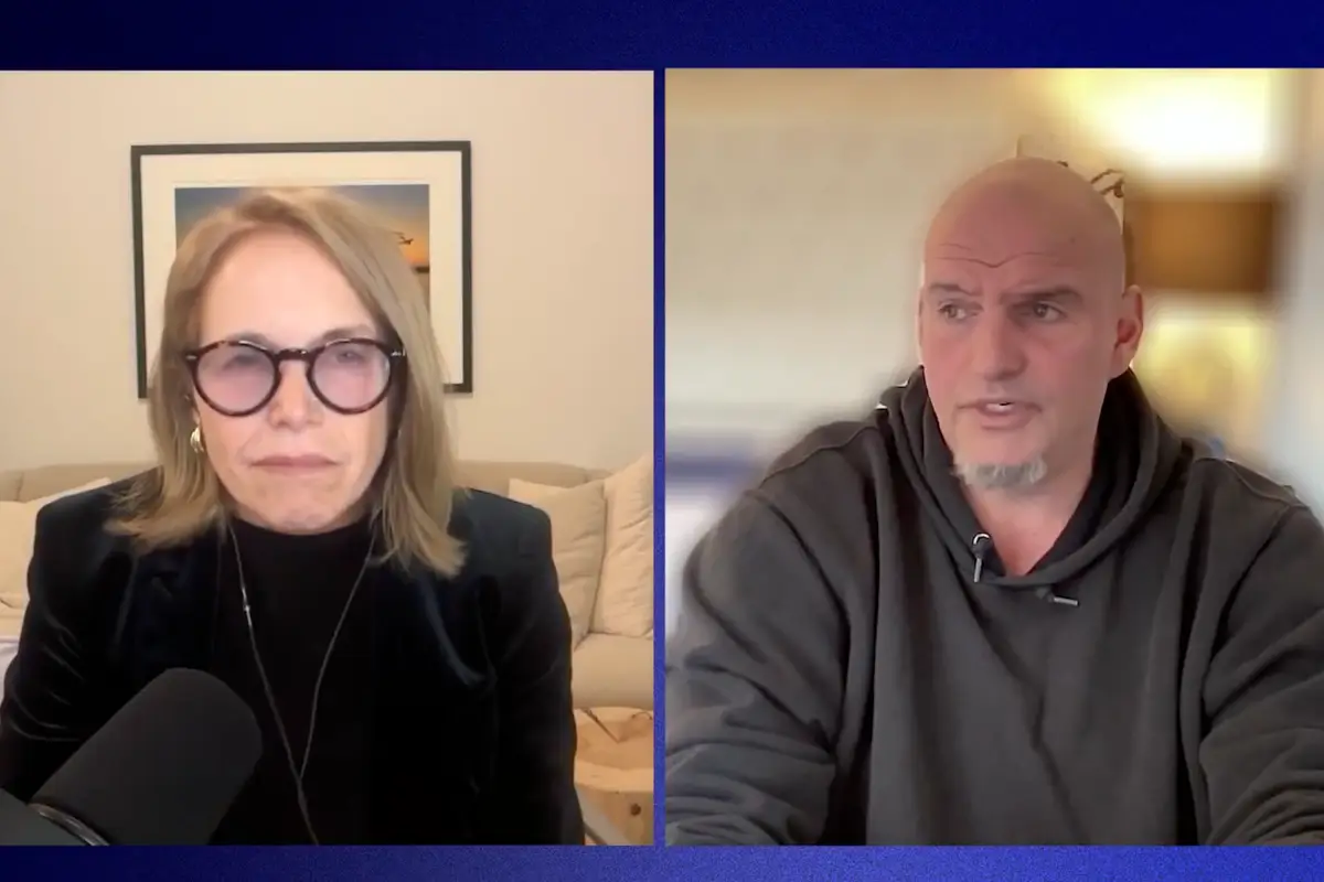 Katie Couric wants John Fetterman to take a shot at Charlie Kirk, but he REFUSES to take the bait