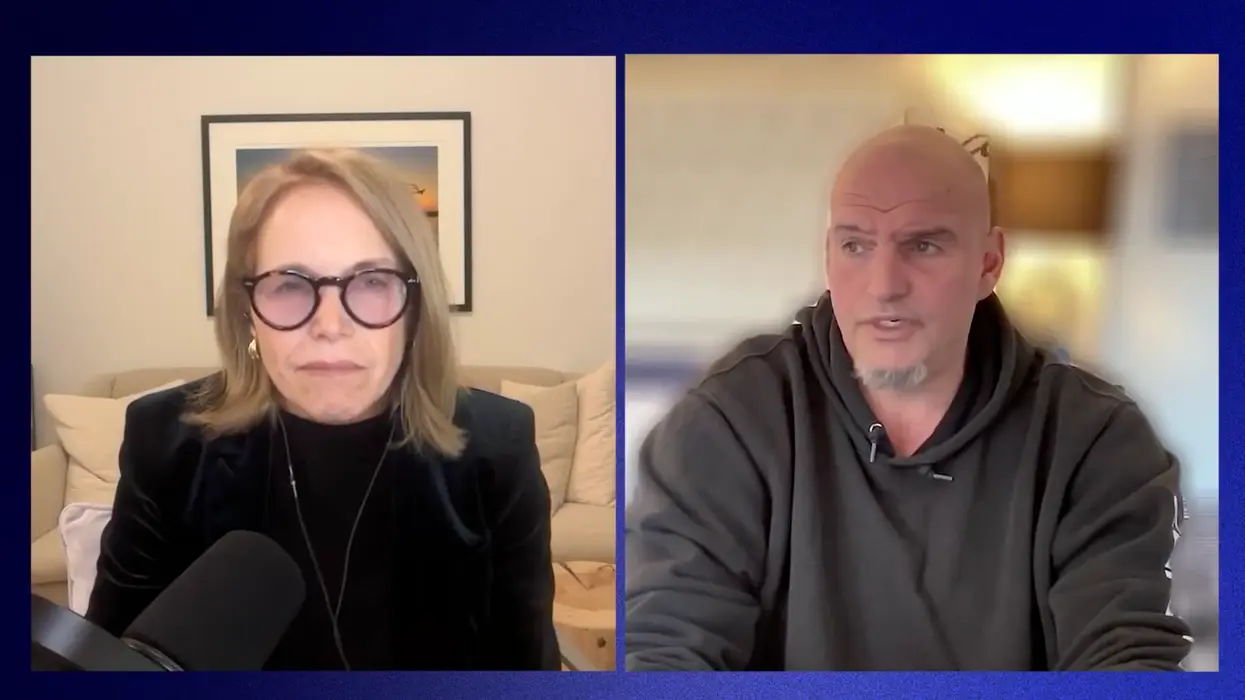 Katie Couric wants John Fetterman to take a shot at Charlie Kirk, but he REFUSES to take the bait