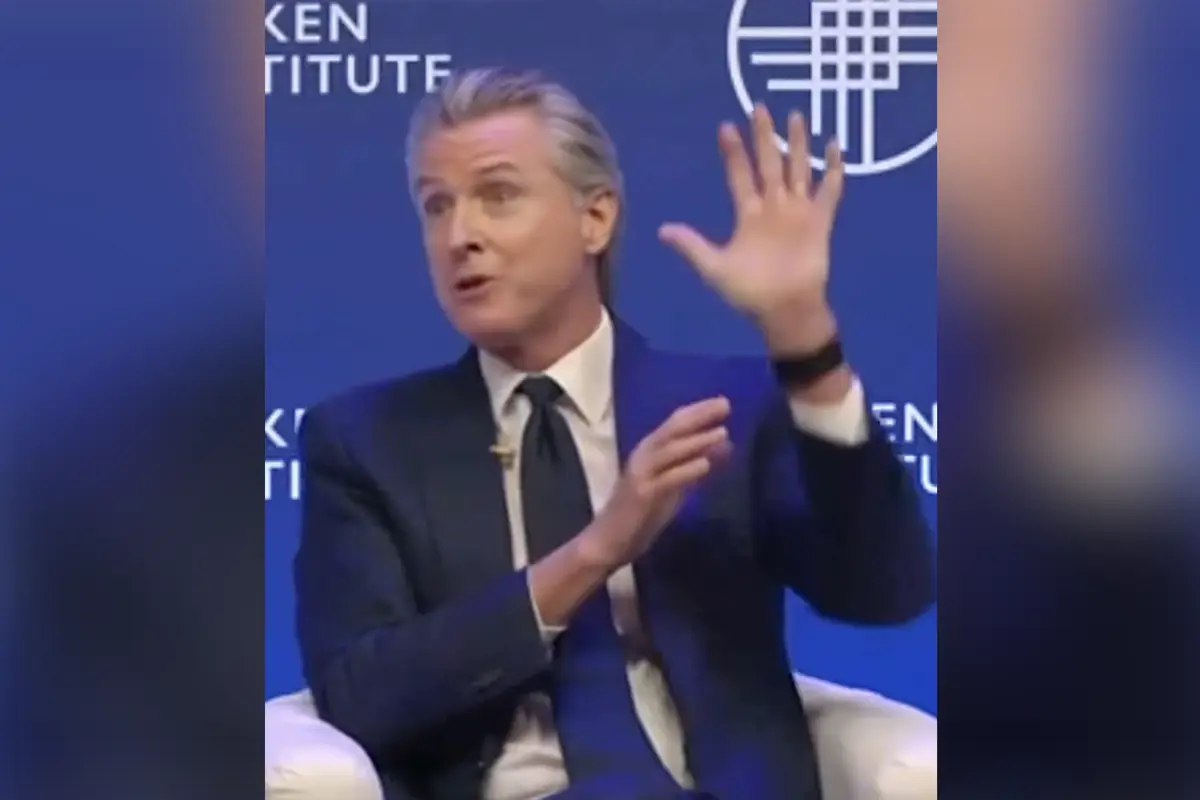 Gavin Newsom ignores arson, claims without evidence "climate change" is to blame for Los Angeles burning down in January