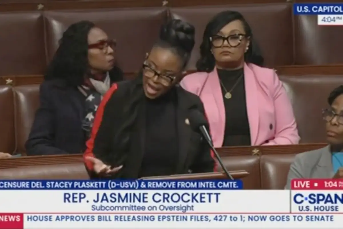 Big-brained Jasmine Crockett blasts GOP for Jeffrey Epstein donations... except it's the WRONG Jeffrey Epstein