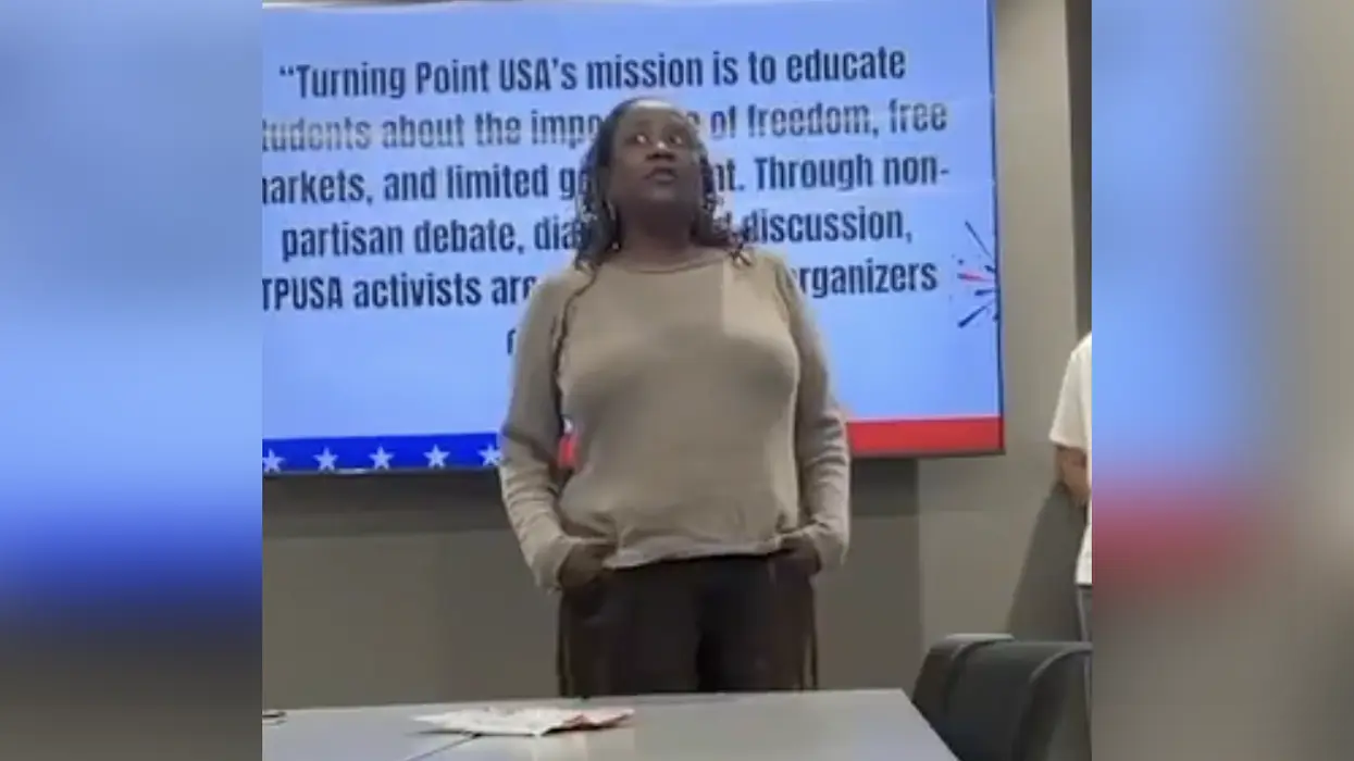 Woke professor invades students' first Turning Point USA meeting just to call them a bunch of fascist racists