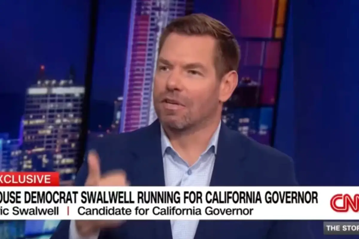 Eric Swalwell launches his gubernatorial campaign with horrible voting idea to, quote, "max out democracy"