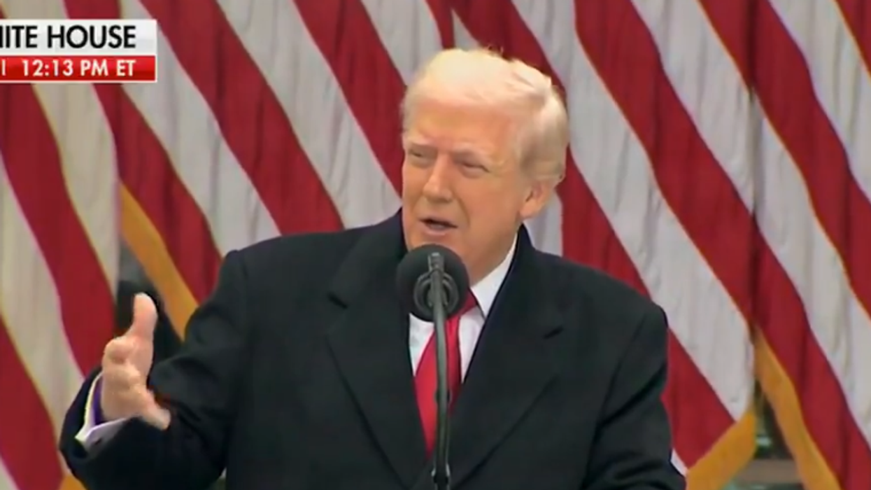 Trump pardons turkeys, leaves you laughing with why he didn't name them "Chuck" and "Nancy"