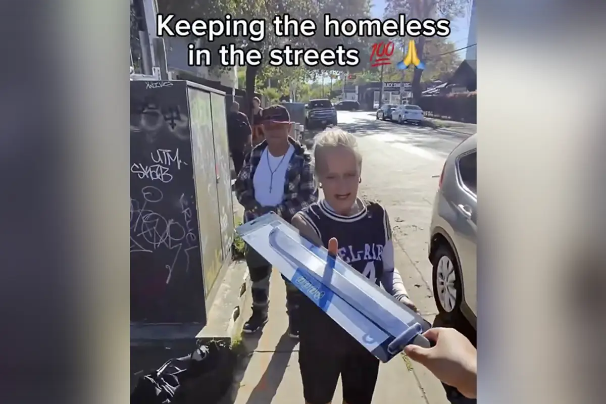 Influencer Traveling the Country Handing Out Machetes to Homeless People