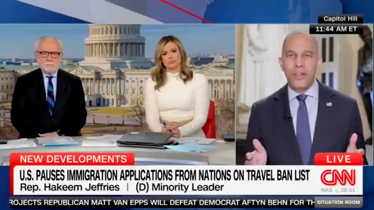 Hakeem Jeffries Forced To Admit President Trump Secured The Border: “That's a good thing”