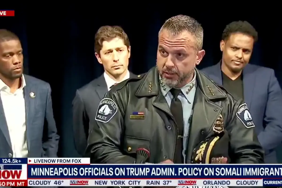 Minneapolis police chief tells Somali illegals that, when ICE comes, call the cops on them