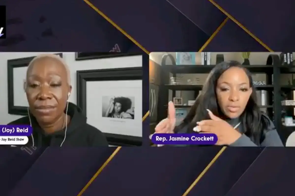 Jasmine Crockett gets a lay-up question from Joy Reid about winning Hispanic voters, and she still answers stupidly