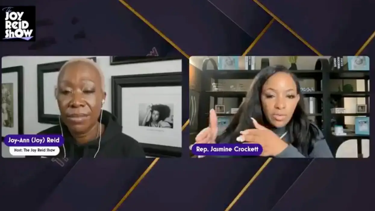 Jasmine Crockett gets a lay-up question from Joy Reid about winning Hispanic voters, and she still answers stupidly