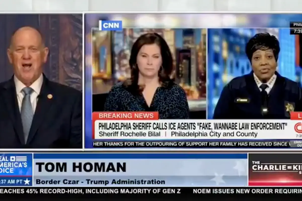 Tom Homan torches woke Philly sheriff who threatened ICE, claiming they "don't want" any of her "smoke"