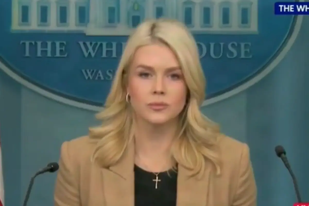 "You're a left-wing hack”: Karoline Leavitt bodies leftist reporter who attempted to spread fake news about ICE in front of her