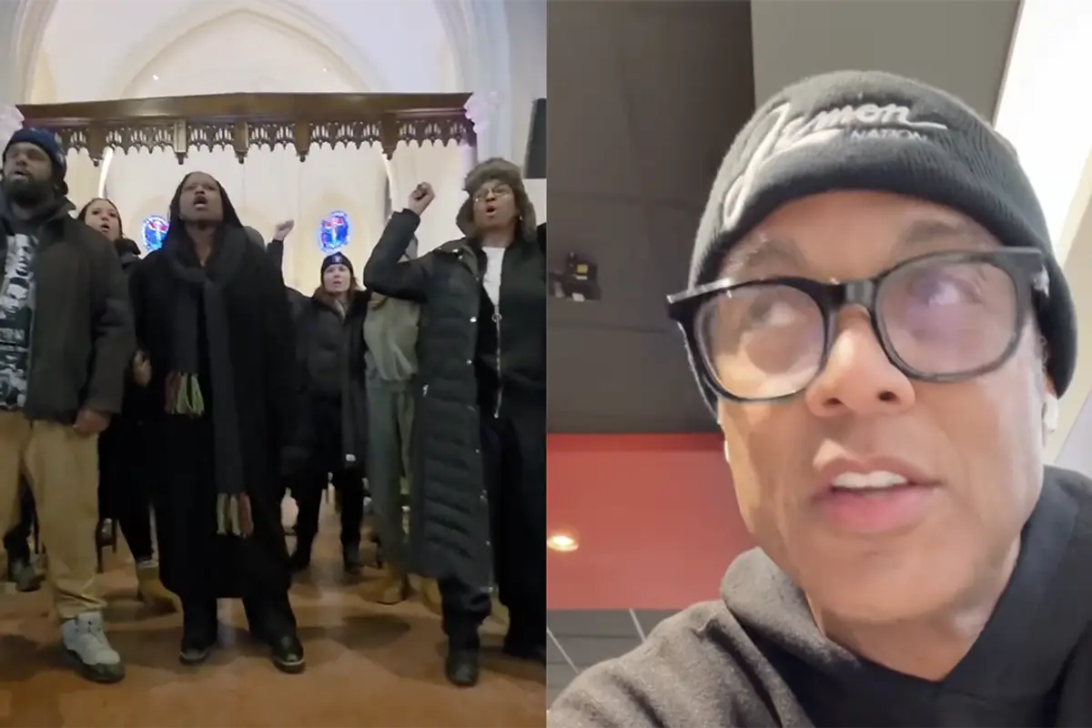 Don Lemon joins angry anti-ICE mob attacking a church, claims he didn't when he learns it's illegal to do so