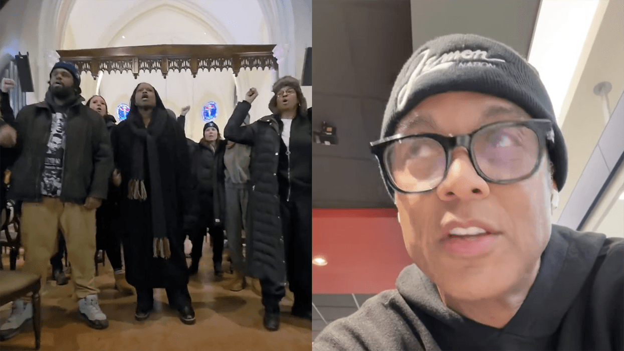 Don Lemon joins angry anti-ICE mob attacking a church, claims he didn't when he learns it's illegal to do so