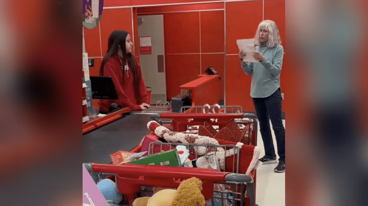 To protest ICE, white women are loading up Target shopping carts and, instead of buying any of it, lecturing workers