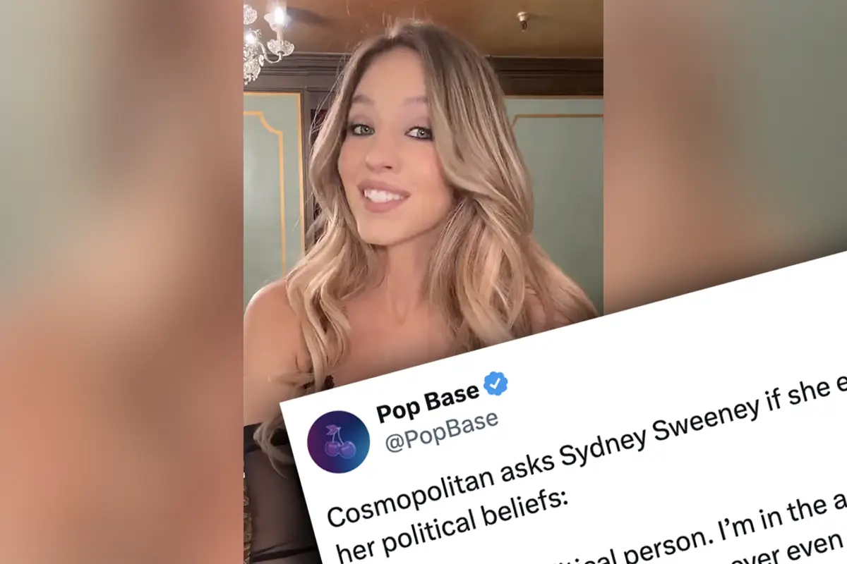 Cosmo is back to demanding Sydney Sweeney speak out on politics (instead of just appreciating her new lingerie)
