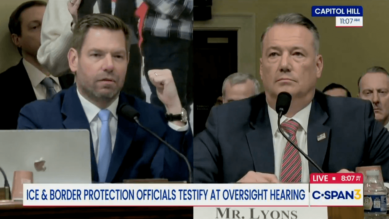 Eric Swallwell's pathetic viral moment attempt gets shut down by ICE Director spitting FACTS about "arresting" a child