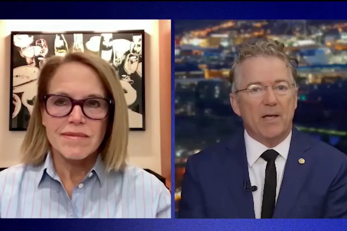 Rand Paul blasts Katie Couric for minimizing arrests of violent illegals, attempts to explain it slowly to her