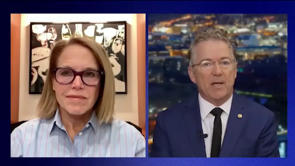 Rand Paul blasts Katie Couric for minimizing arrests of violent illegals, attempts to explain it slowly to her