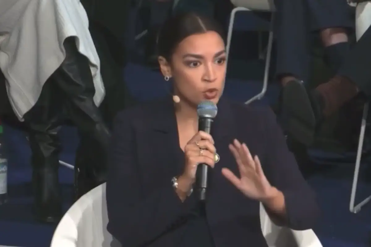 They let AOC speak in Munich, where she tosses a word salad on "authoritarianism" that only makes sense to her