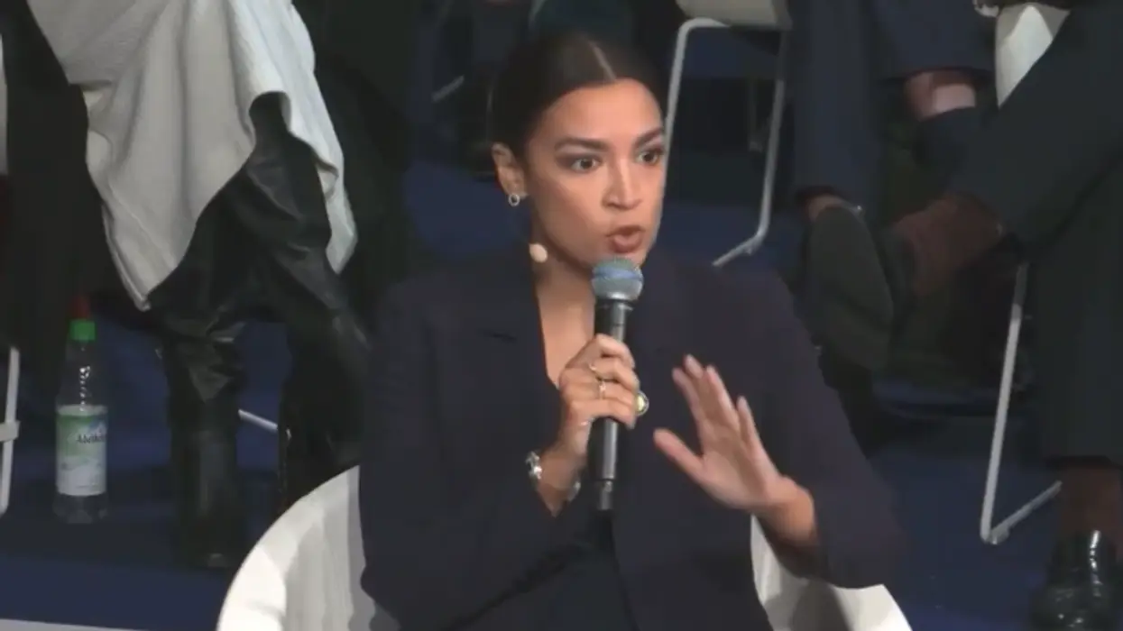 They let AOC speak in Munich, where she tosses a word salad on "authoritarianism" that only makes sense to her