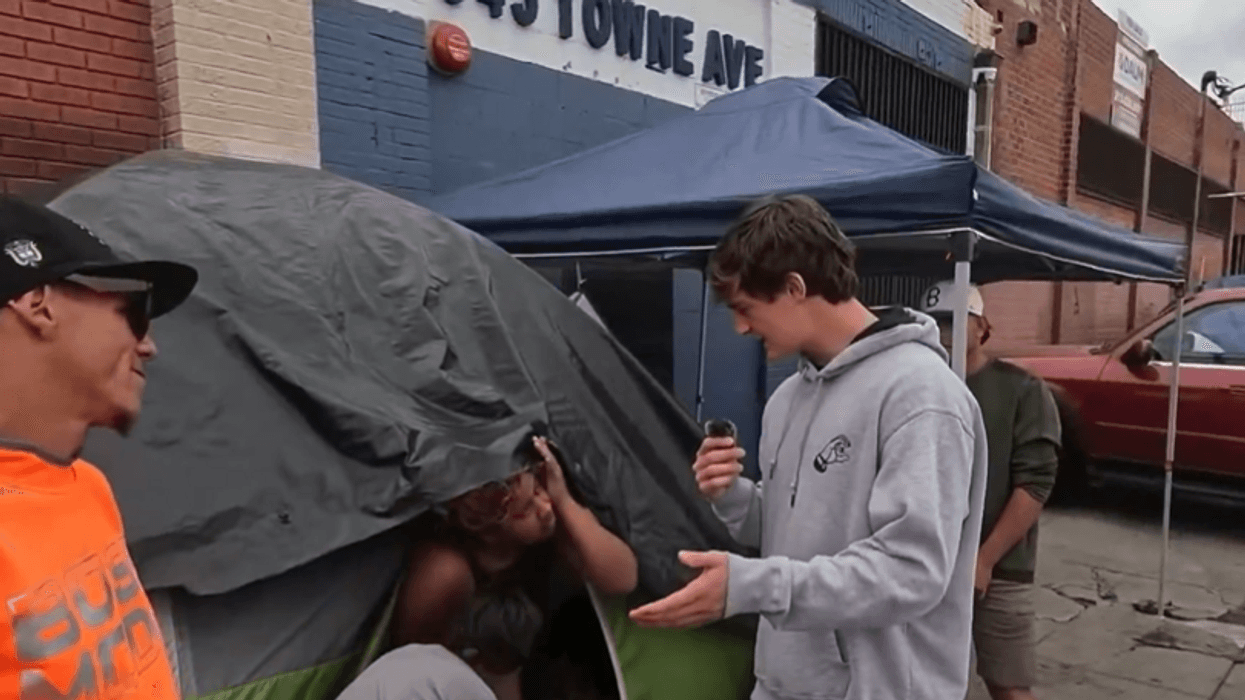 Nick Shirley strikes again, uncovering homeless migrant children living on the streets of Gavin Newsom's California