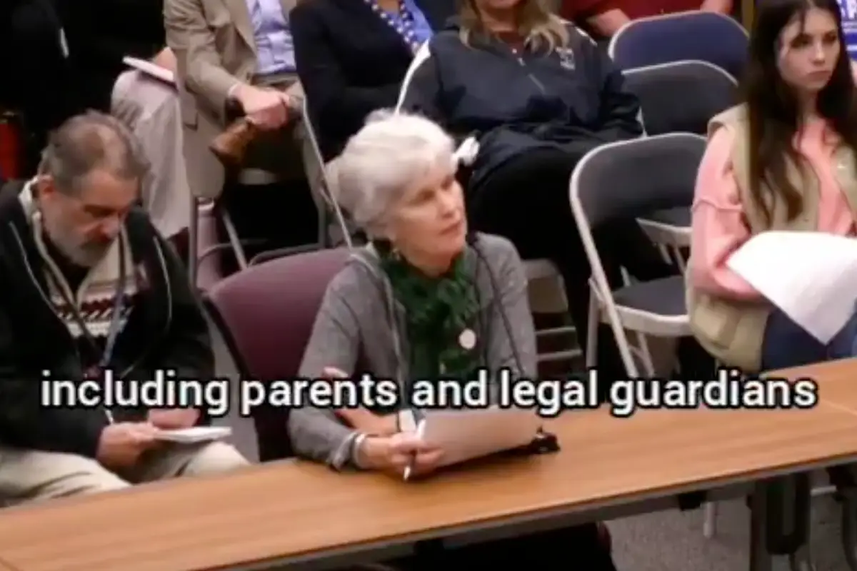 Leftist hag melts down over school Turning Point chapter, brags she reported parents to Child Protective Services